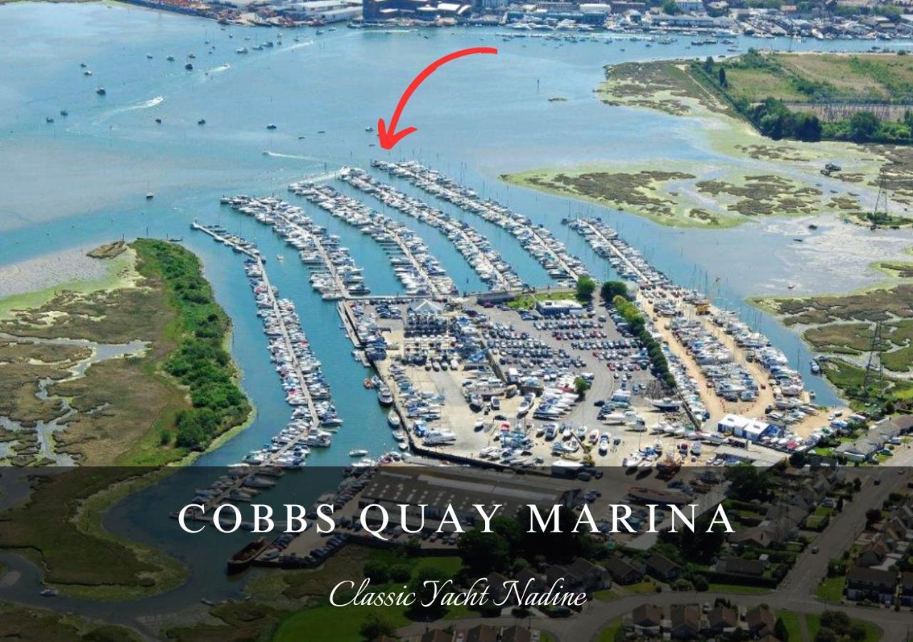 Classic Yacht Nadine In Poole Harbour, Dorset, With A Hot Tub Jacuzzi 외부 사진